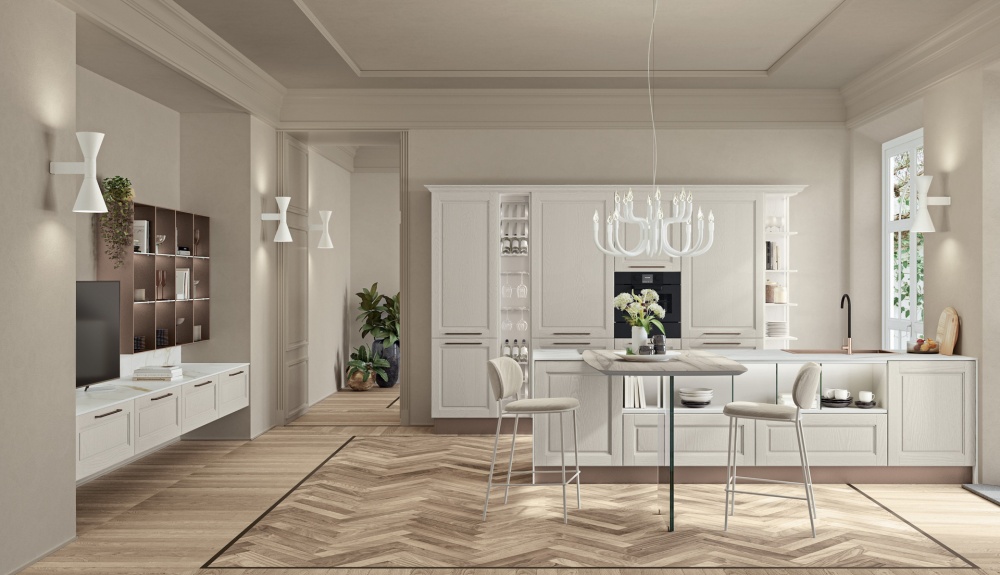 Деревянная кухня купить Agnese Style 1 Италия LUBE cucine в Горячем Ключе