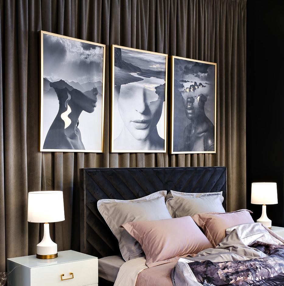 Холст "Mystique-2" золотая поталь 89VOR-MYSTIQUE2