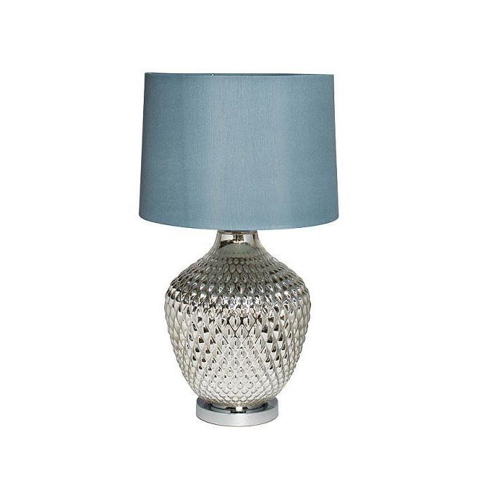 Лампа настольная плафон синий 22-88017