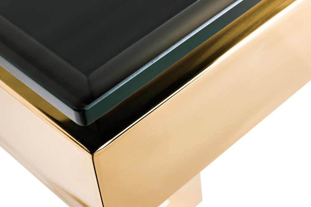 Консоль Marbella черн/золото 130*37*76,5см