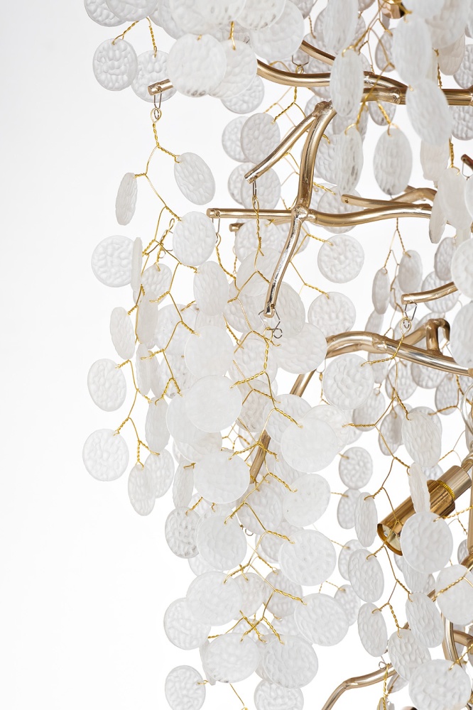 Люстра каскадная Neve шампань d50*h100см