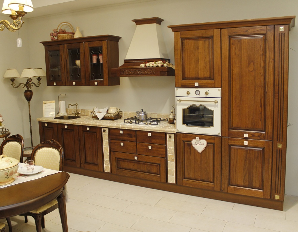 Деревянная кухня купить Laura Италия LUBE cucine в Горячем Ключе