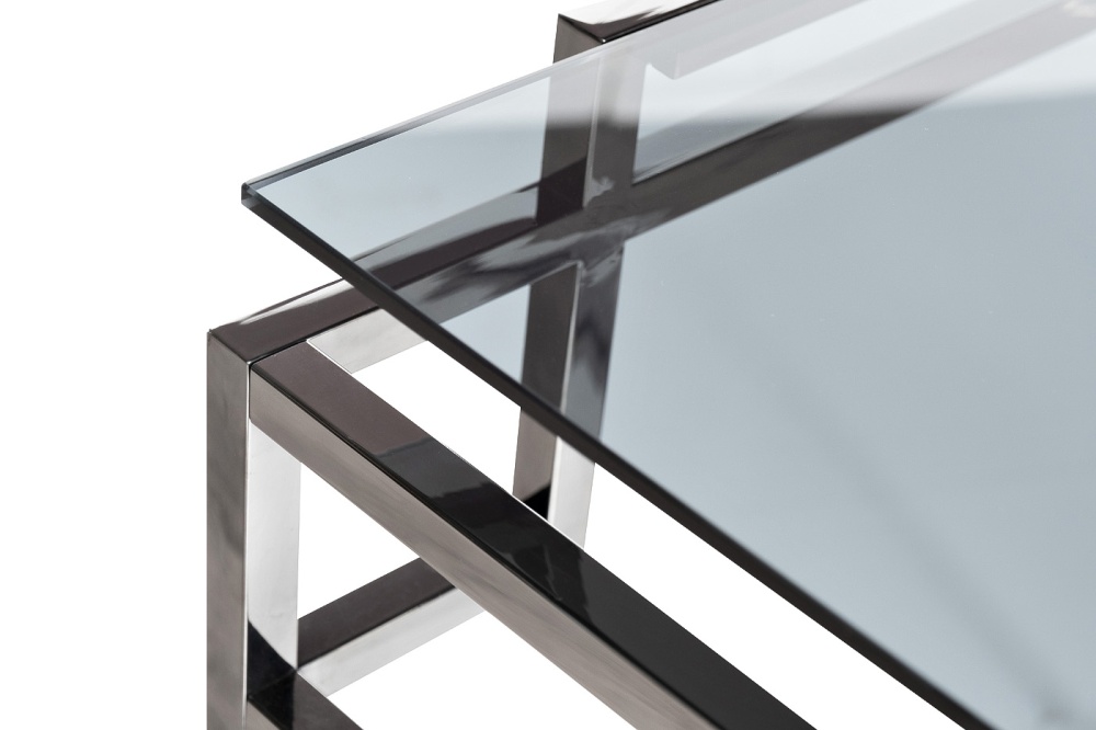 Стол журнальный темн.стекло/темн.хром 47ED-ET162BL